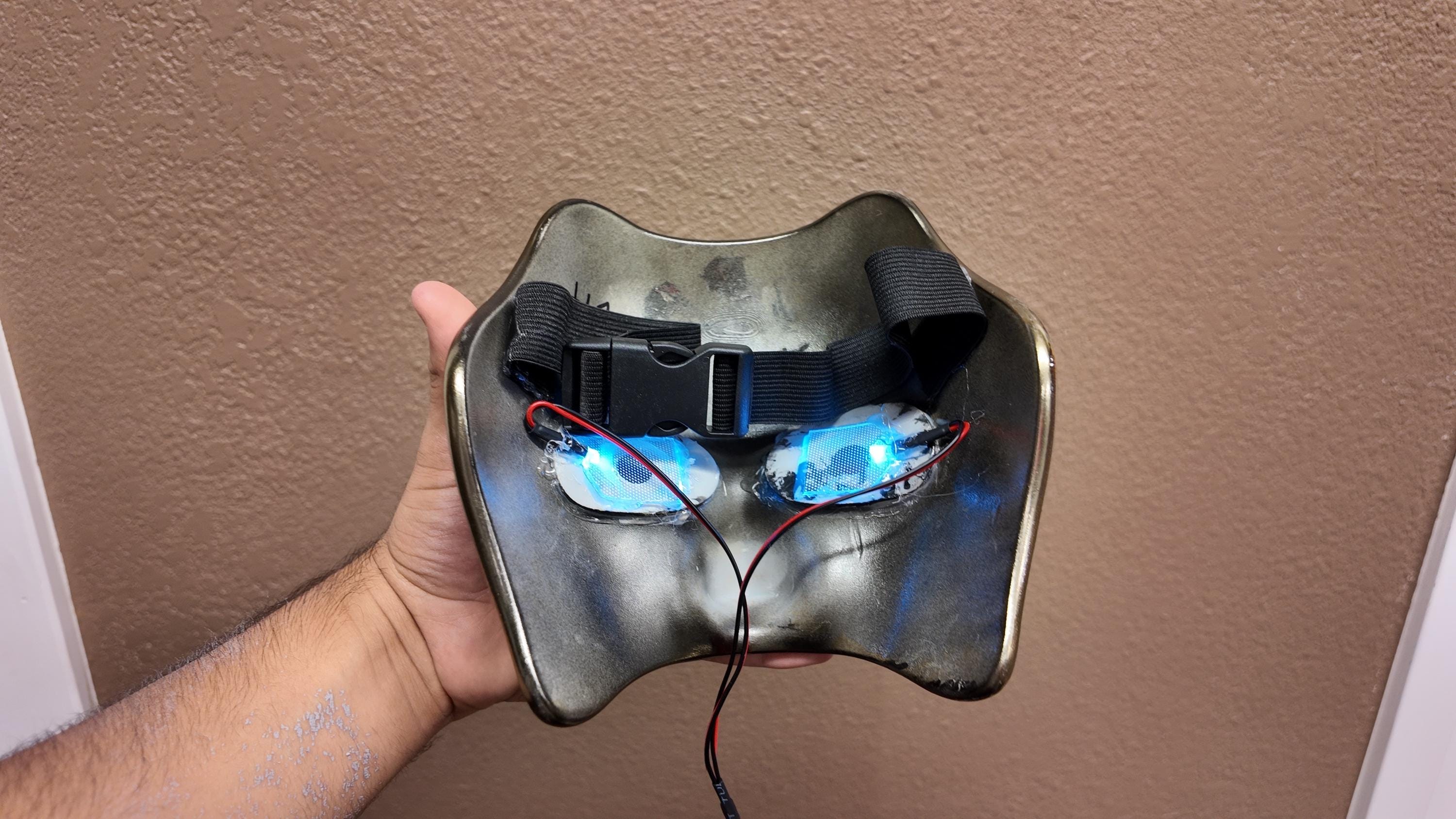 The Weeknd AHTD Tour gold Mask