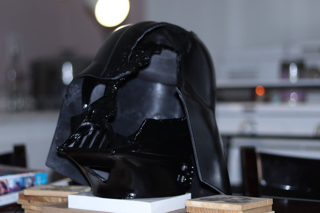 Battle Damaged Darth Vader helmet RAW DIY KIT