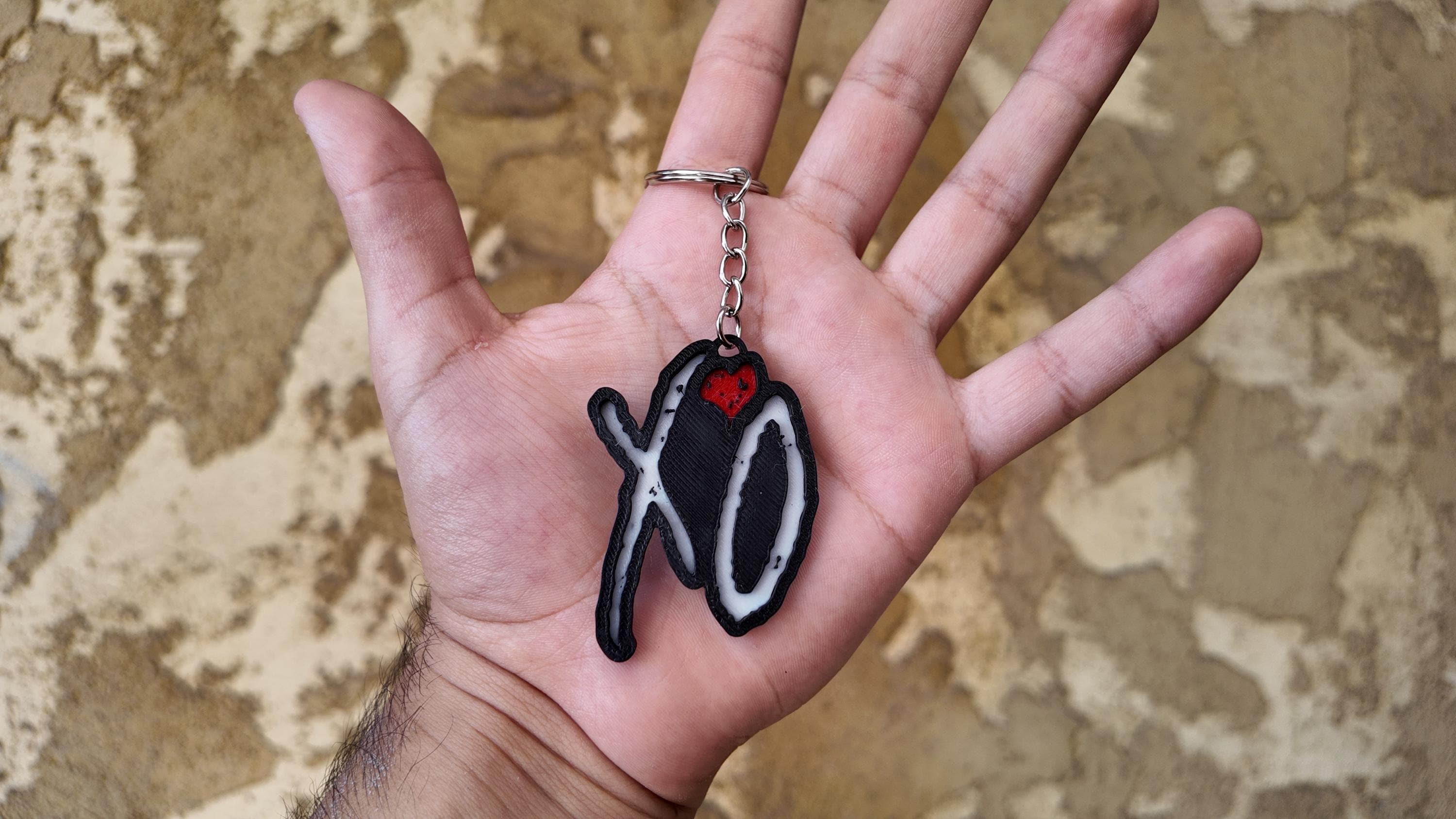The Weeknd XO Keychain
