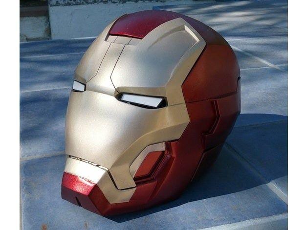 hw to build an iron man helmet TEMPLATES for cardboard DIY Iron Man Mark 42 Costume