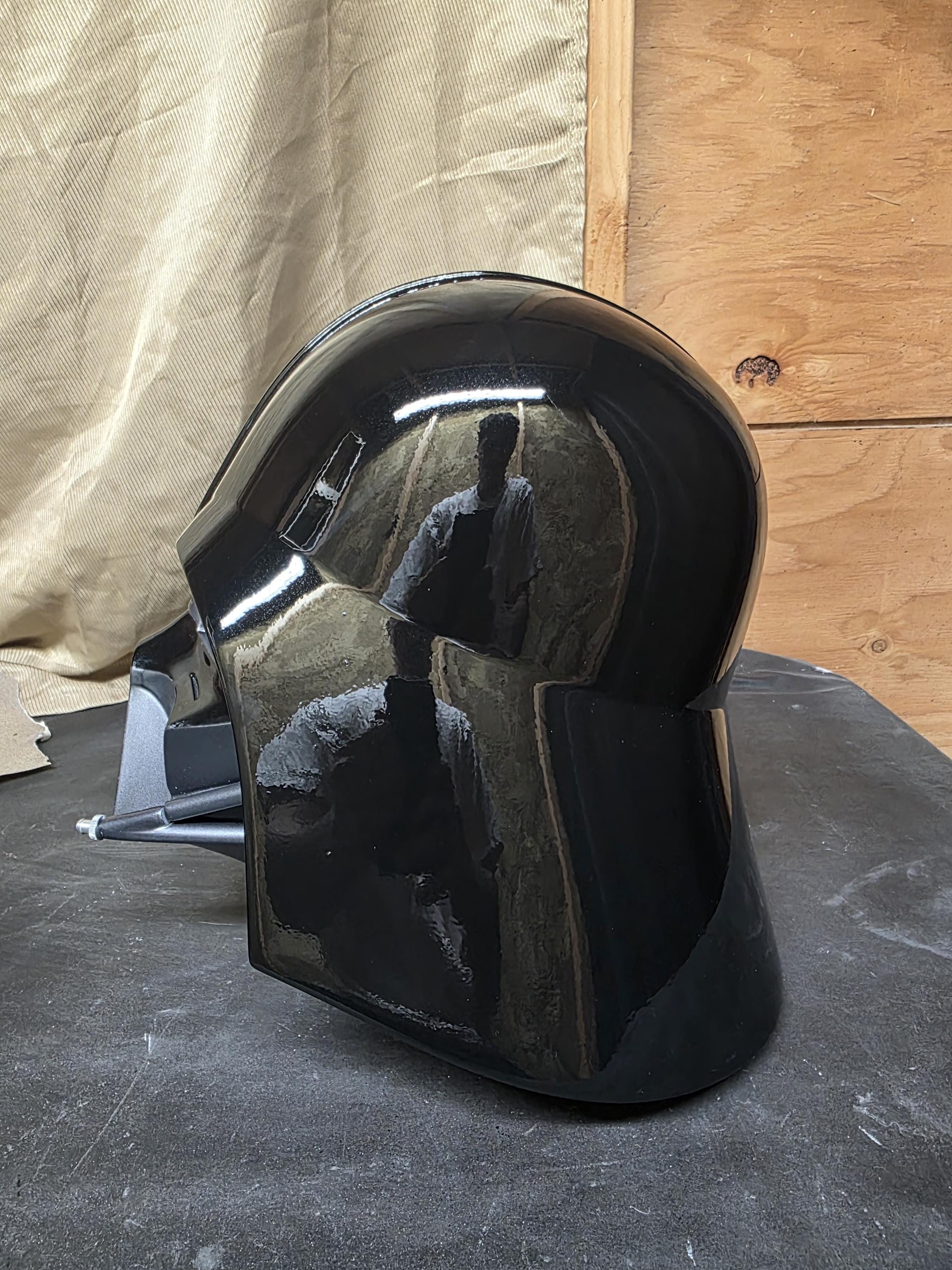 darth vader custom motorcycle helmet CASCO ( original ) Darth Vader Helmet Nikko