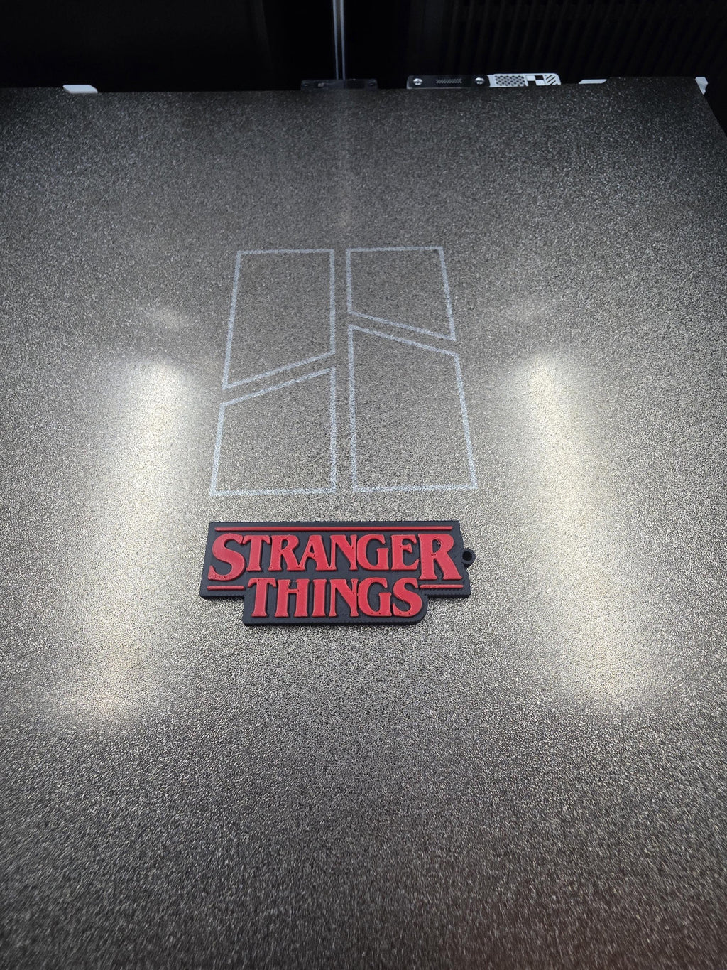 Stranger things logo Keychain