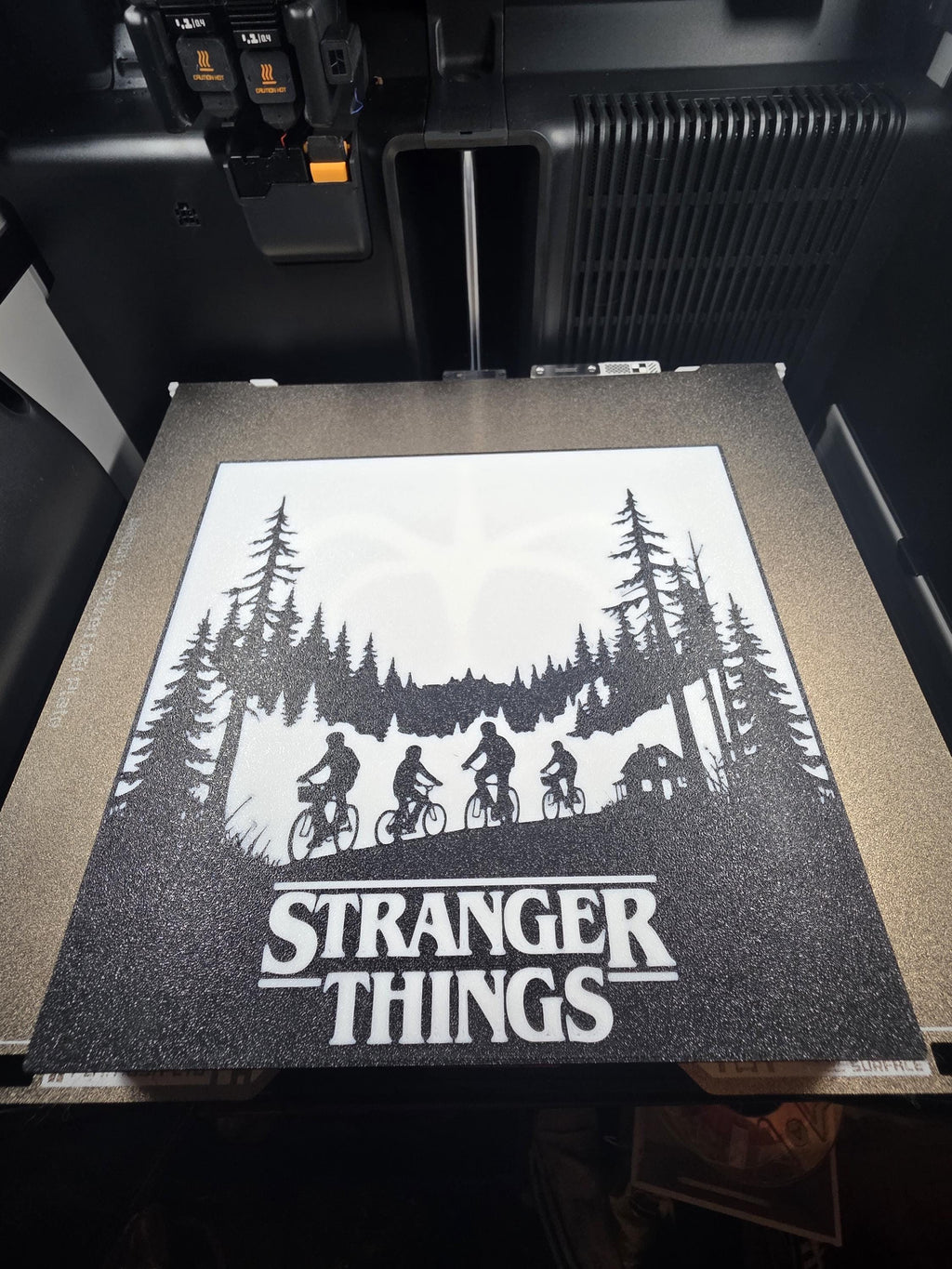 Stranger Things Light Box with Mind Flayer Shadow