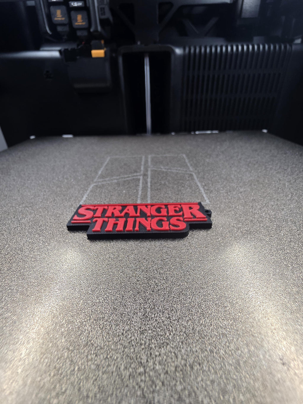 Stranger things logo Keychain