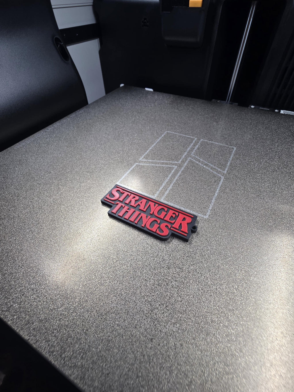 Stranger things logo Keychain