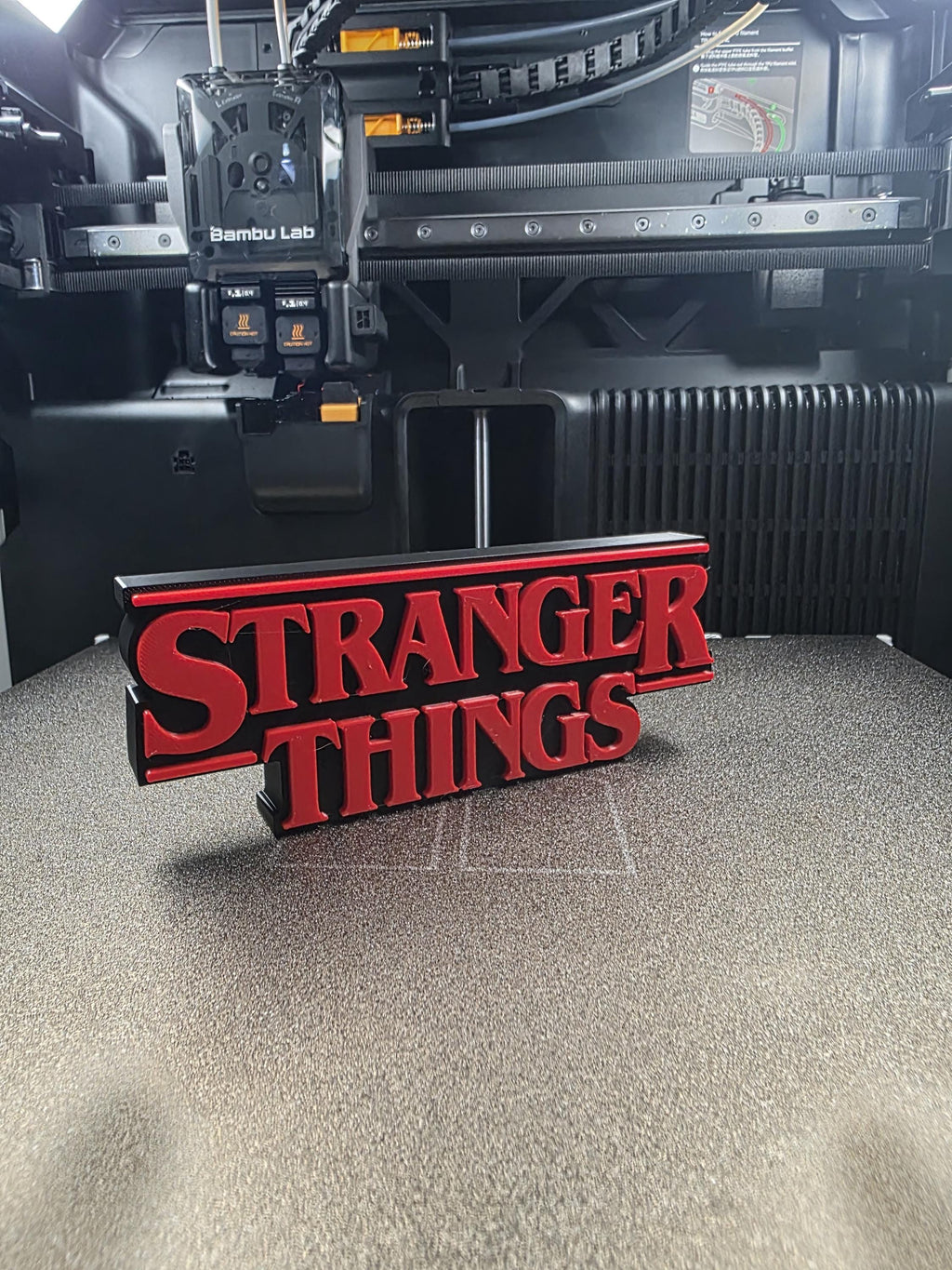 Stranger Things logo sign