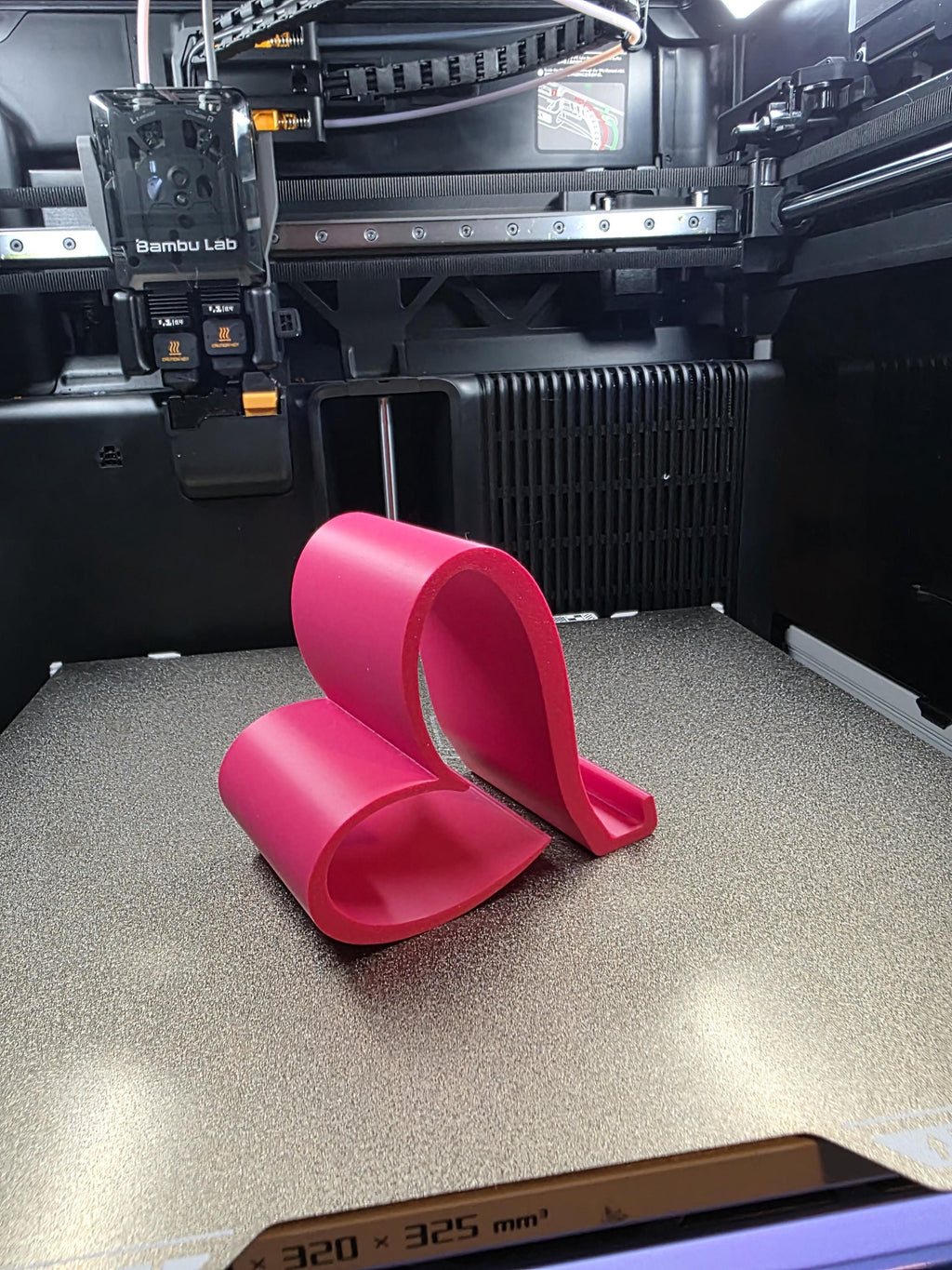 Heart-Shaped Phone Holder | Pink 3D Printed Phone Stand | Cute Desk & Bedside Accessory