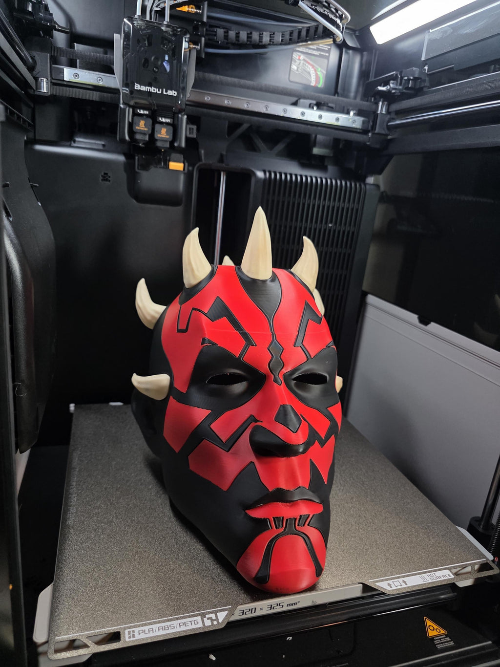 3D Printed Darth Maul Helmet Ready To Wear Magnetic Back Panel C 3d-printed-darth-maul-helmet-ready-to-wear-magnetic-back-panel-c